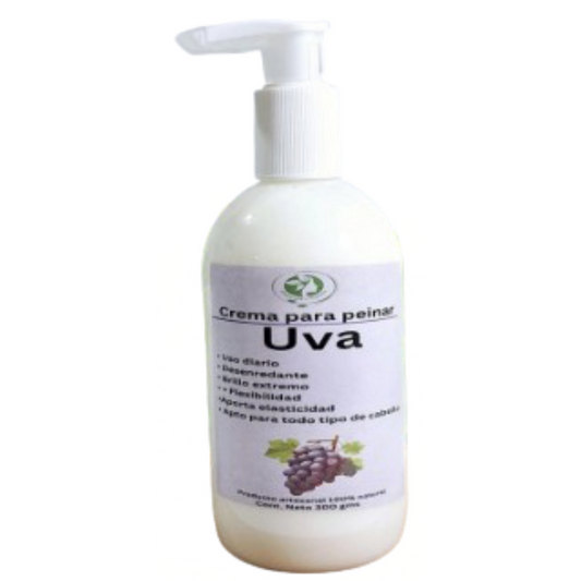 Crema de peinar de uva